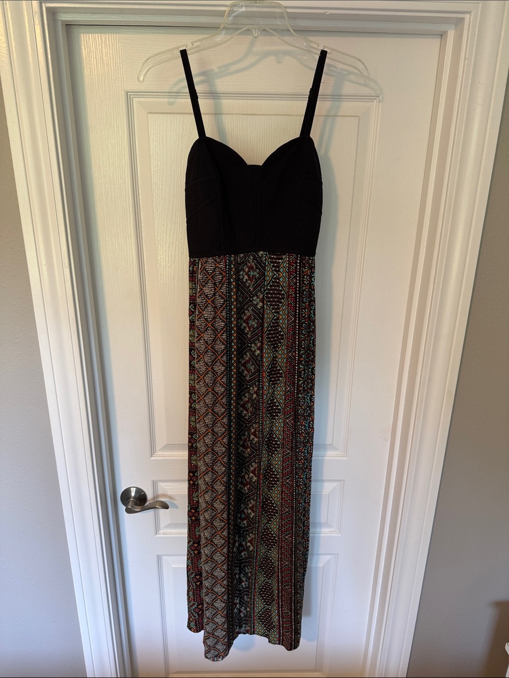 Gianni Bini pattern maxi dress size medium